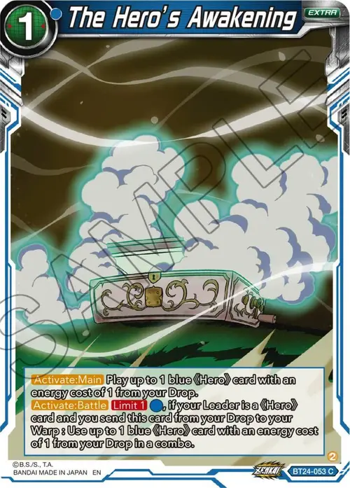 The Hero's Awakening card art
