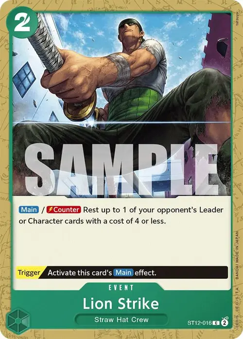 Lion Strike card art