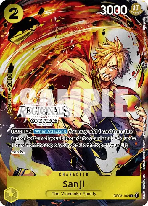 Sanji (Online Regional 2024) [Participant] card art