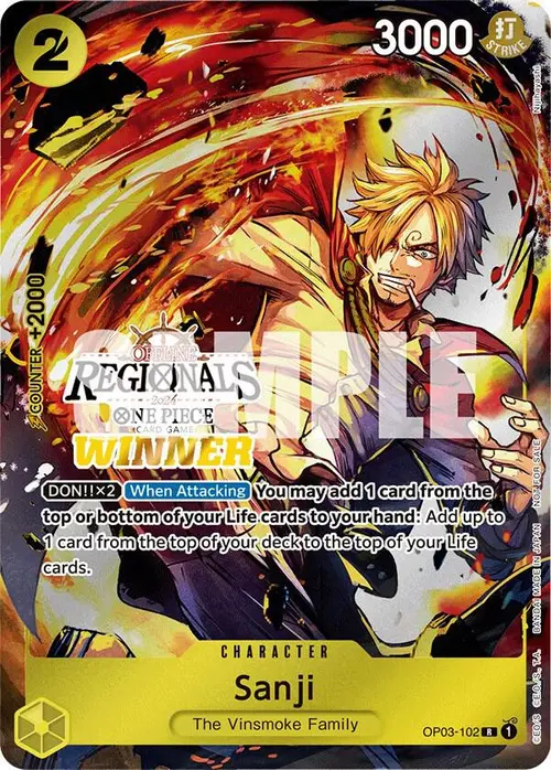 Sanji (Offline Regional 2024) [Winner] card art