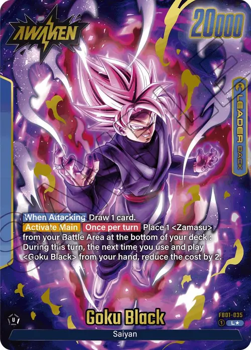 Goku Black (Alternate Art) card art