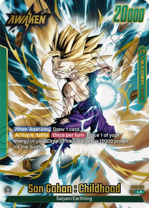 Son Gohan : Childhood (Alternate Art) card art