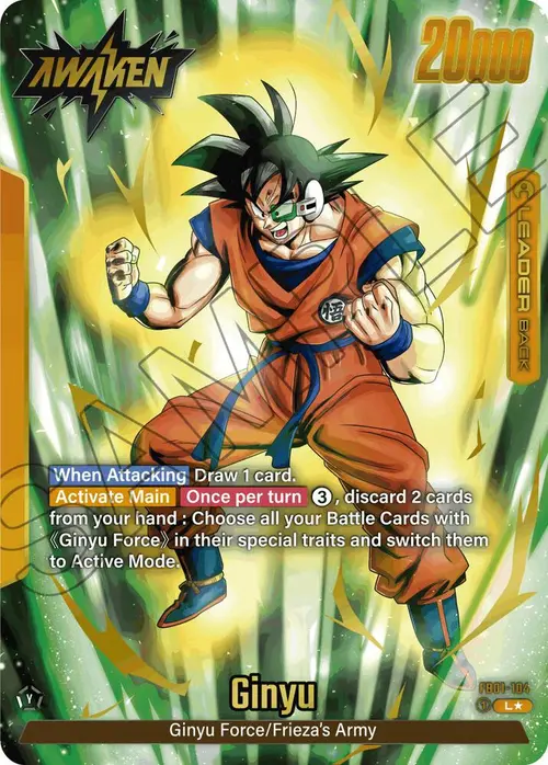 Ginyu (Alternate Art) card art