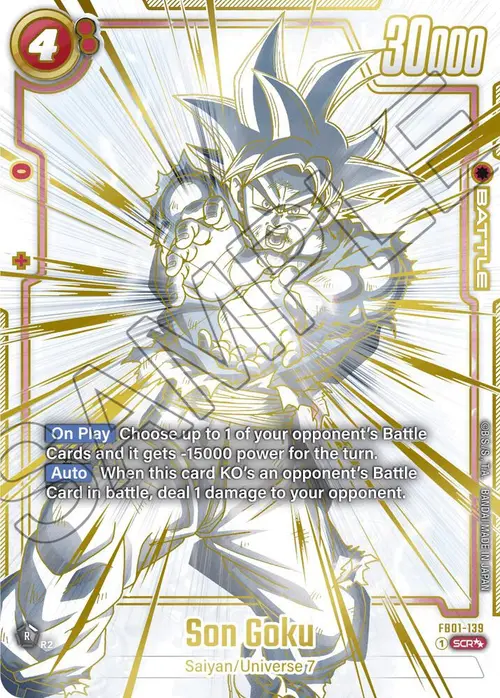 Son Goku (Super Alternate Art) card art