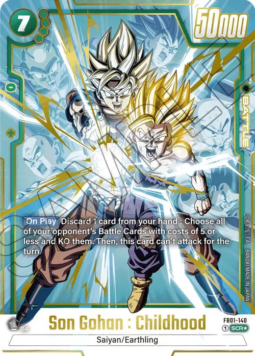 Son Gohan : Childhood (Alternate Art) card art