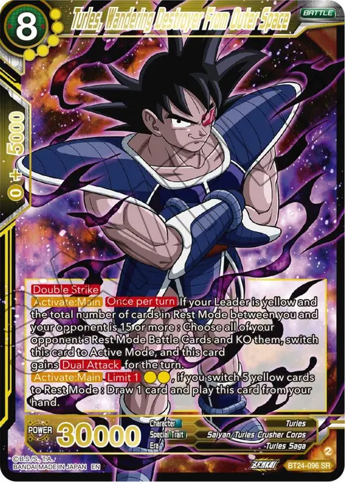 Turles, Wandering Destroyer From Outer Space card art