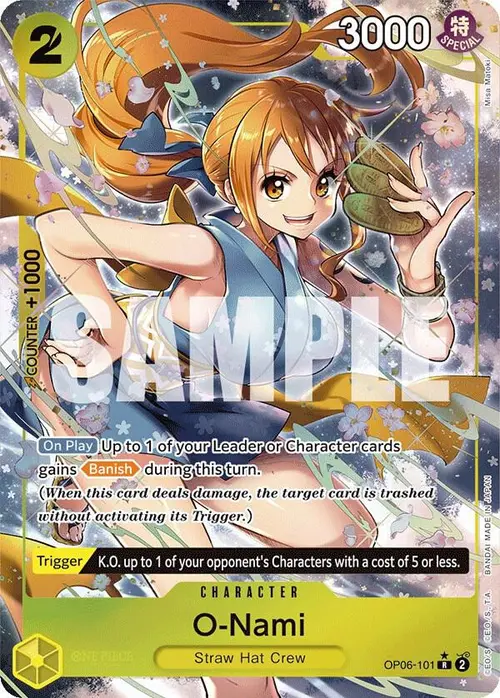 O-Nami (Alternate Art) card art