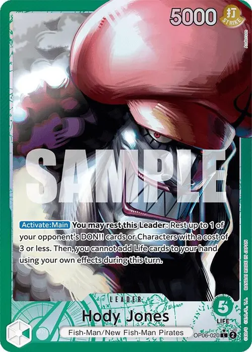 Hody Jones (020) (Alternate Art) card art