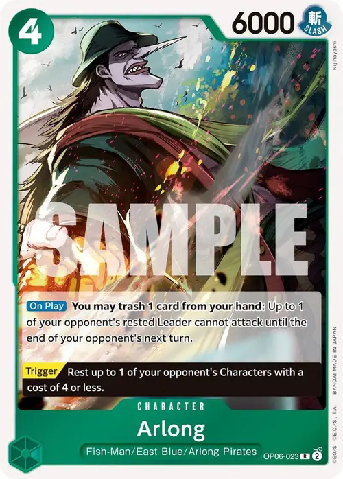 Arlong card art