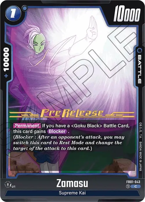 Zamasu card art