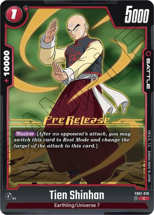 Tien Shinhan card art