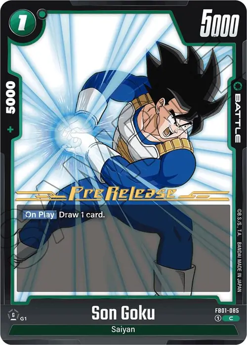 Son Goku card art