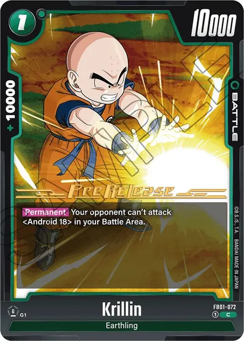 Krillin card art