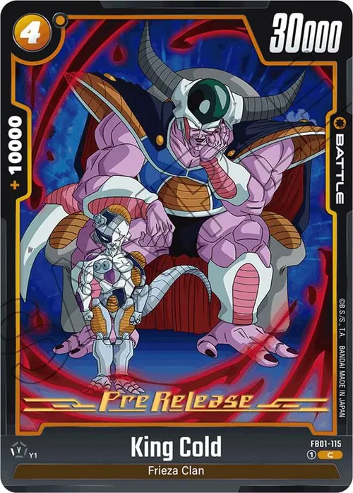 King Cold card art