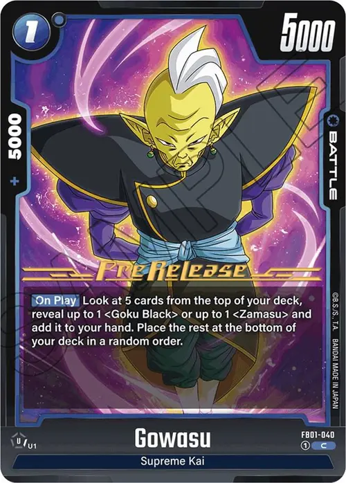 Gowasu card art