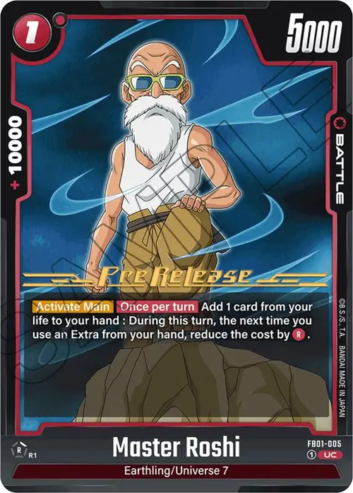 Master Roshi card art