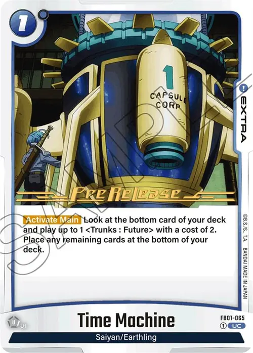 Time Machine card art