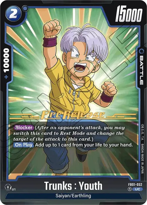 Trunks : Youth card art