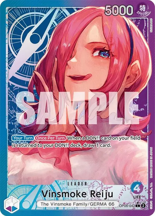 Vinsmoke Reiju (042) (Alternate Art) card art