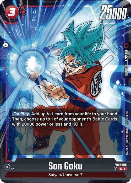 Son Goku card art