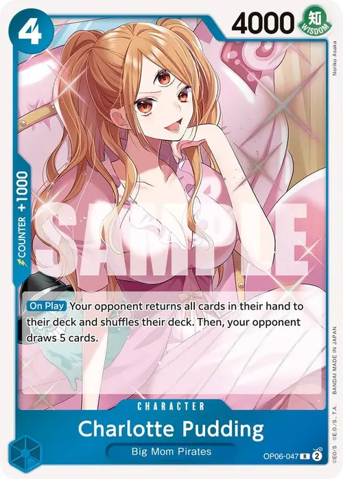 Charlotte Pudding card art
