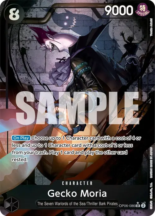 Gecko Moria (086) (Alternate Art) card art