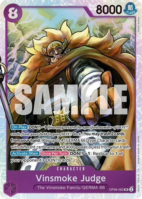 Vinsmoke Judge card art