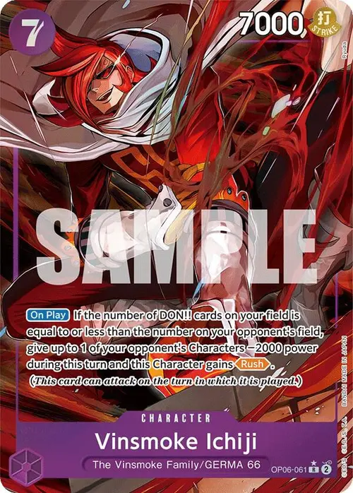 Vinsmoke Ichiji (061) (Alternate Art) card art