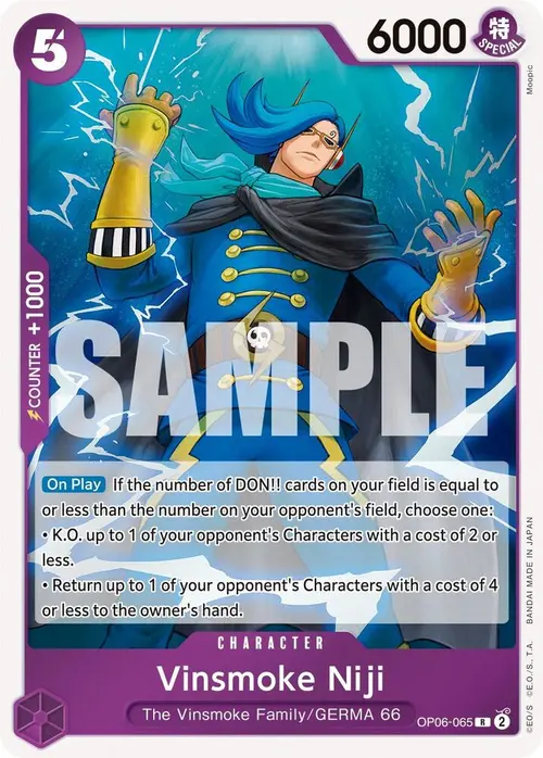 Vinsmoke Niji (065) card art