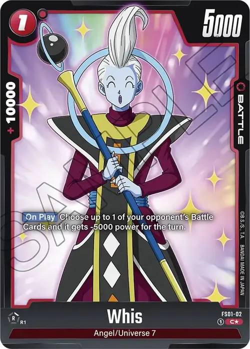 Whis (Bonus Pack Alternate Art) card art