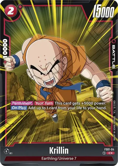 Krillin (Bonus Pack Alternate Art) card art