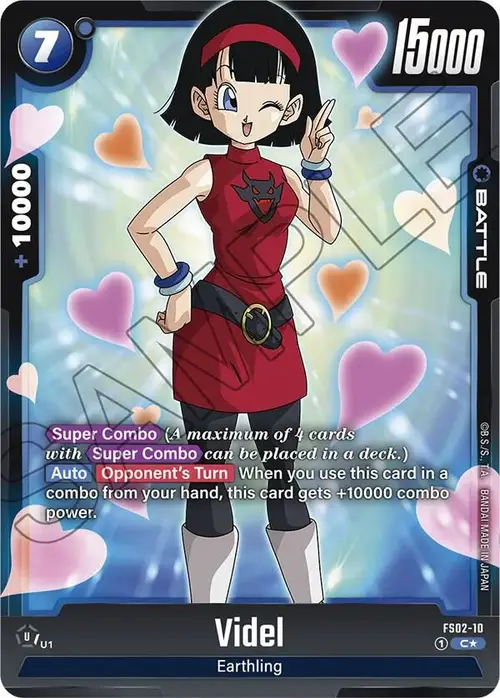 Videl (Bonus Pack Alternate Art) card art