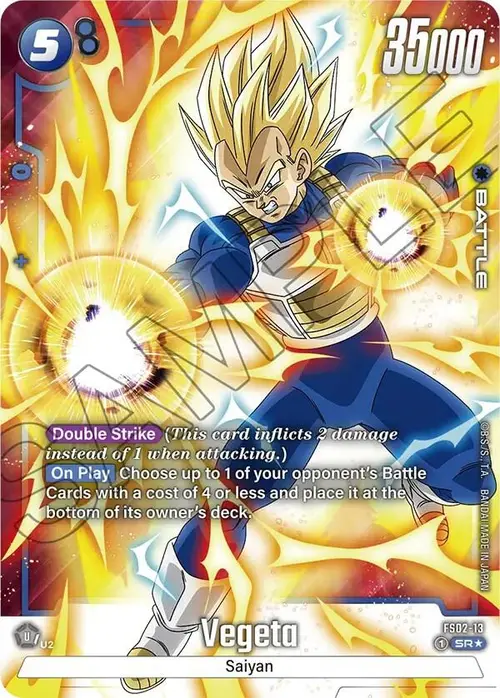 Vegeta (Bonus Pack Alternate Art) card art