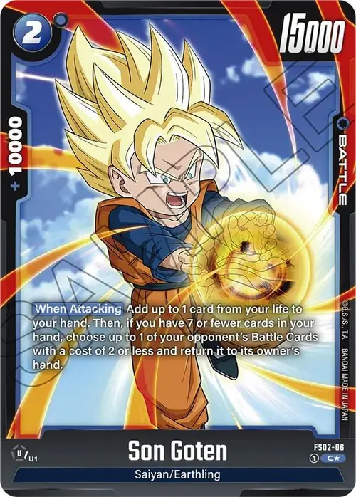 Son Goten (Bonus Pack Alternate Art) card art