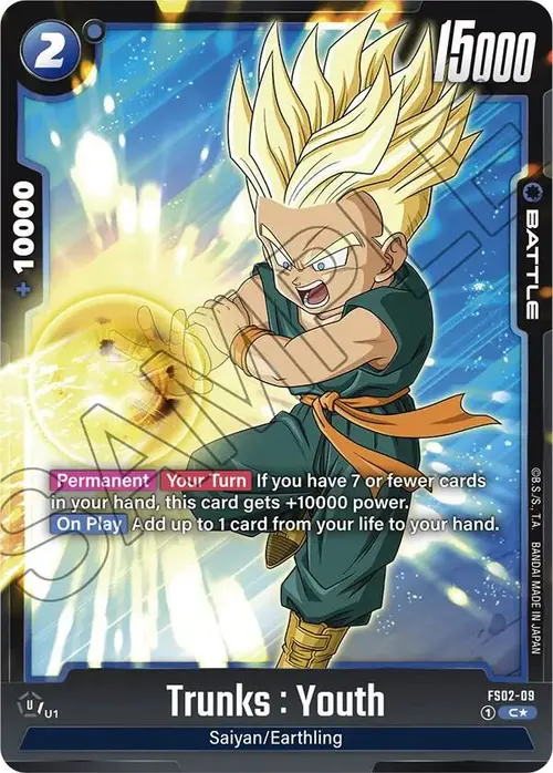 Trunks : Youth (Bonus Pack Alternate Art) card art