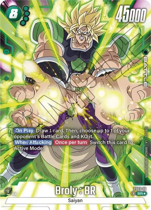 Broly : BR (Bonus Pack Alternate Art) card art