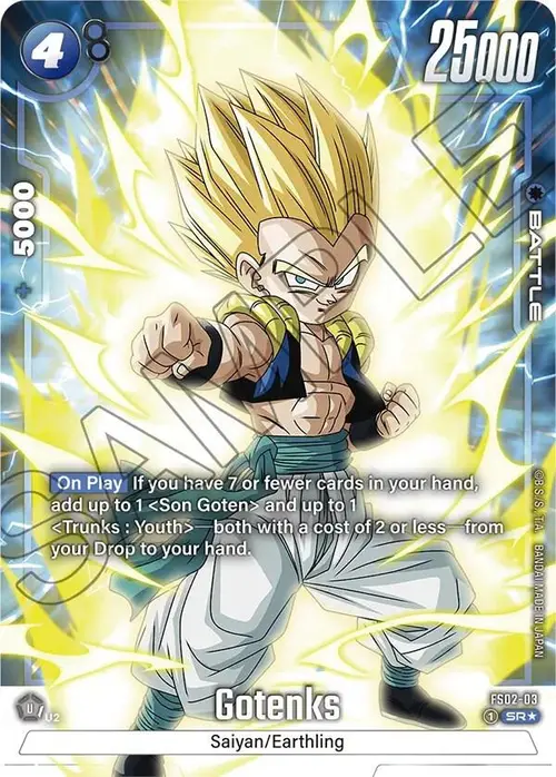 Gotenks (Bonus Pack Alternate Art) card art