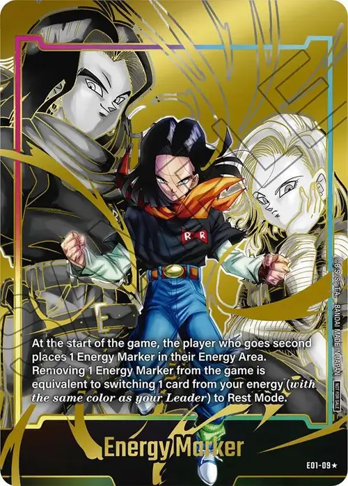 Energy Marker (E01-09) (Gold) card art
