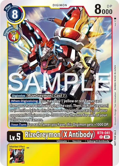 RizeGreymon (X Antibody) (Event Pack 6) card art