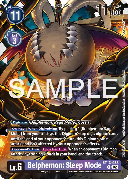 Belphemon: Sleep Mode (Event Pack 6) card art