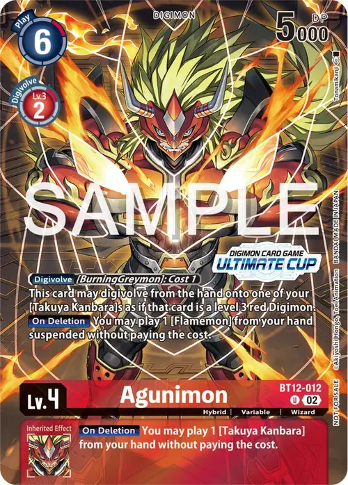 Agunimon (Ultimate Cup 2024) card art