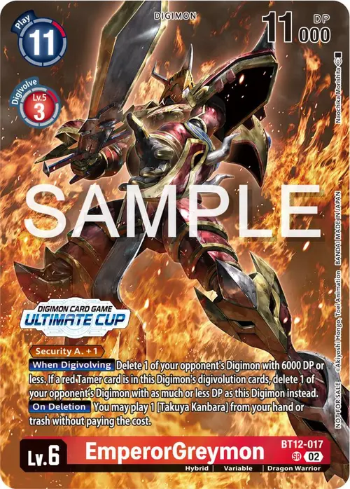 EmperorGreymon (Ultimate Cup 2024) card art