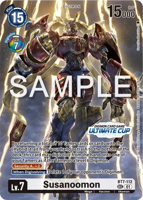 Susanoomon (Ultimate Cup 2024 Borderless) card art