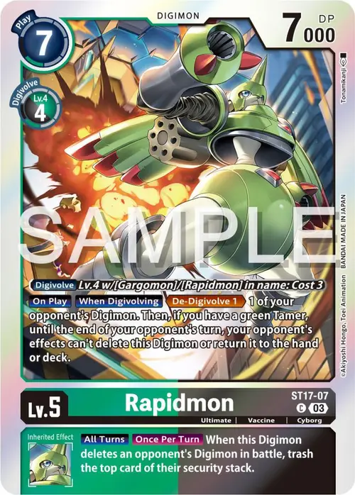 Rapidmon - ST17-07 card art