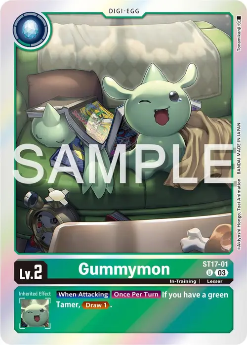Gummymon card art