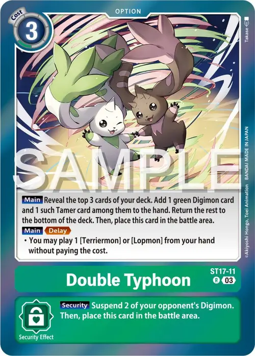 Double Typhoon card art