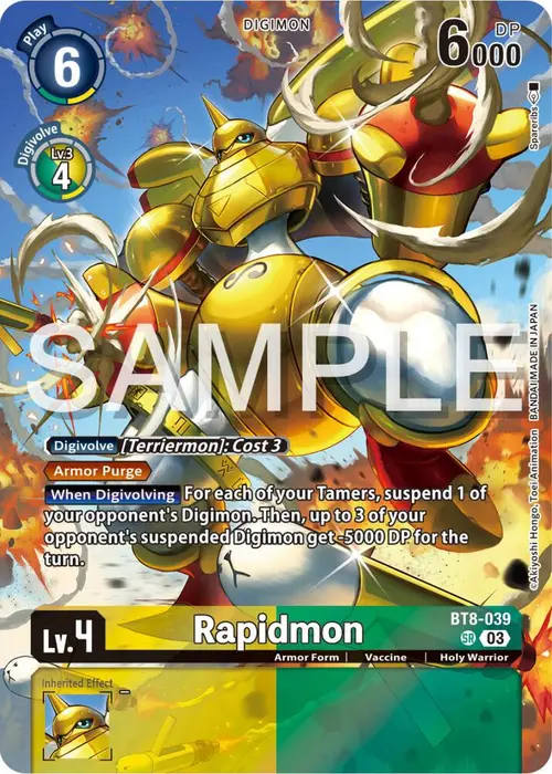 Rapidmon (Bonus Pack) card art