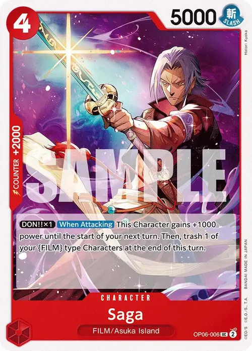 Saga card art