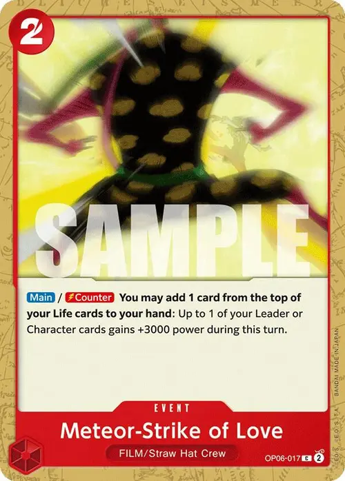 Meteor-Strike of Love card art