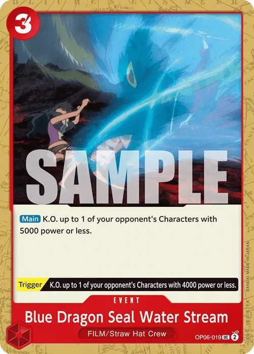 Blue Dragon Seal Water Stream card art